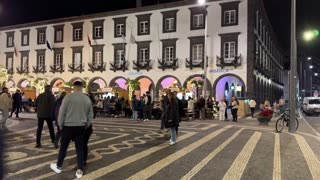 LIVE: Ponta Delgada first day Christmas Market, Sao Miguel Azores Portugal - 01.12.2025 #natal