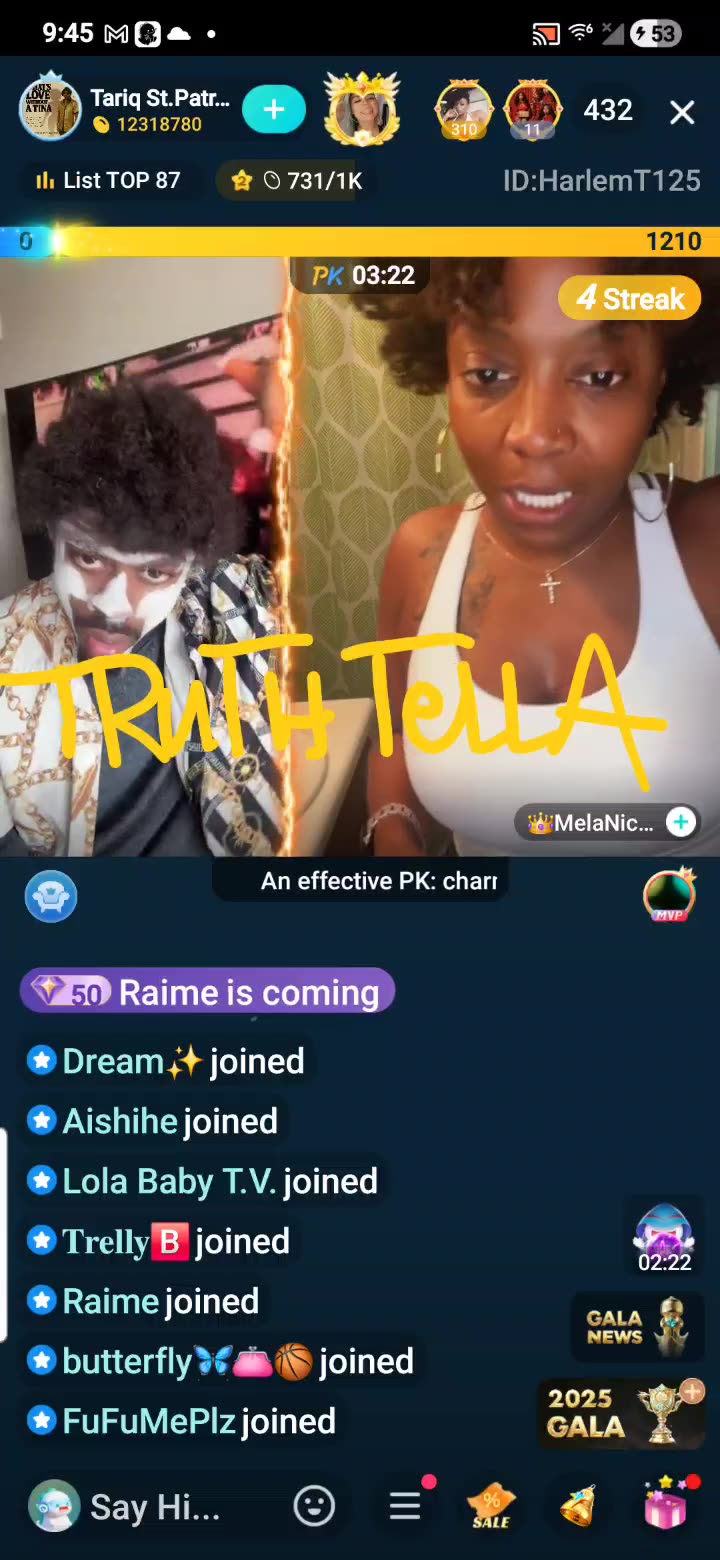 DOPEGIRLFRESH READS MOMMA ACE FOR STRAIGHT FILTH THEN TARIQ ST. PATRICK LIVE