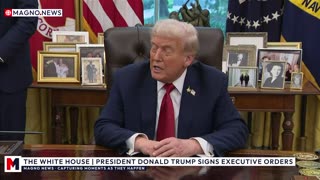 🇺🇸 President Donald Trump Signs Executive Orders and Talks to Reporters at The White House [LIVE]