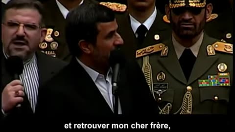 Chávez e Ahmadinejad: "Estamos preparando uma bomba atômica!". 2012/02/11.