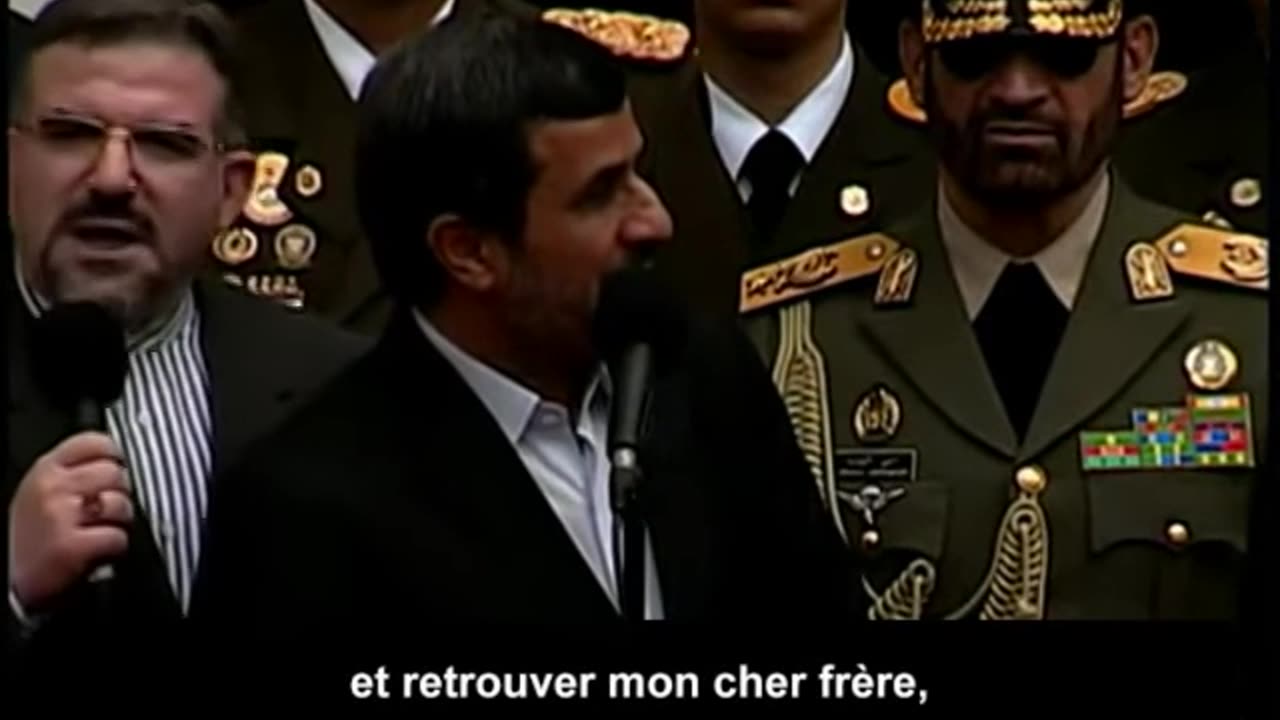 Chávez e Ahmadinejad: "Estamos preparando uma bomba atômica!". 2012/02/11.