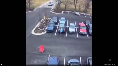 Just when you thought you were safe in the parking lot. Jaws 35, the cart