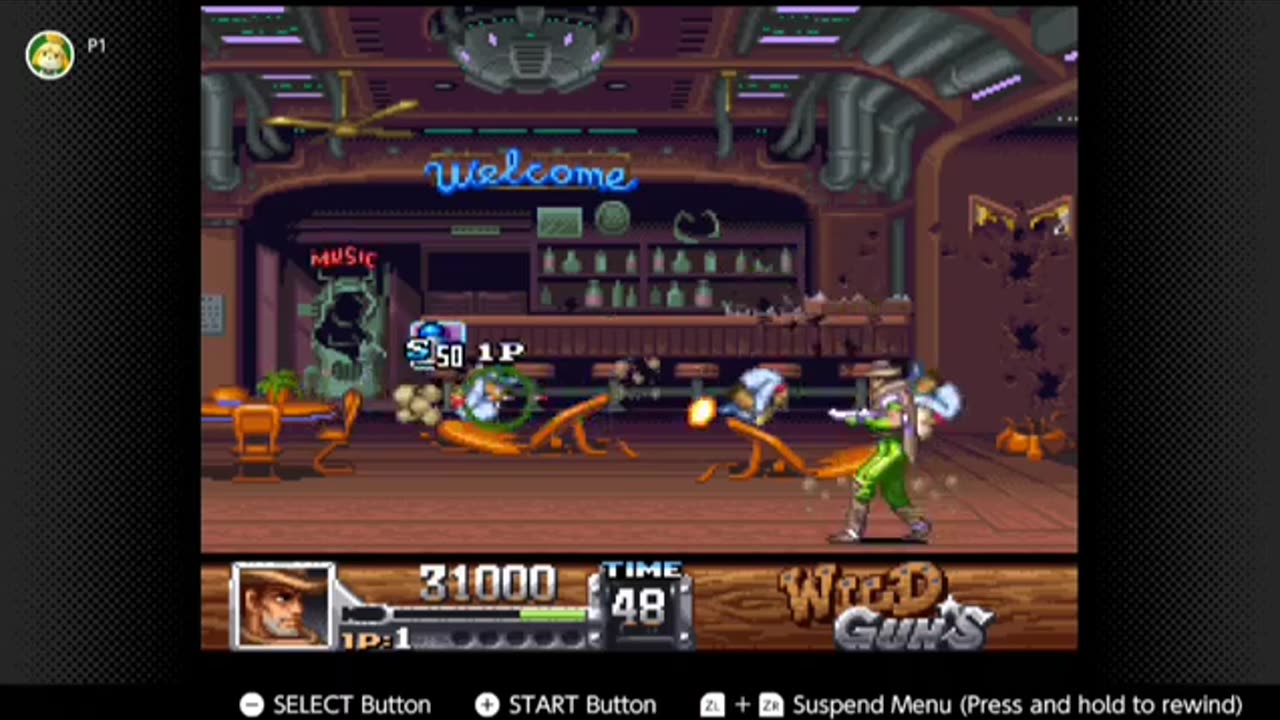 Delta Plays Wild Guns.