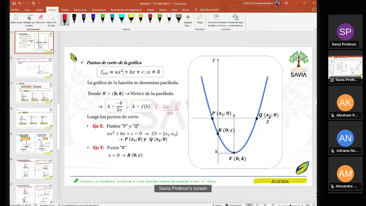 SAVIA SEMIANUAL 2024 | Semana 11 | Álgebra