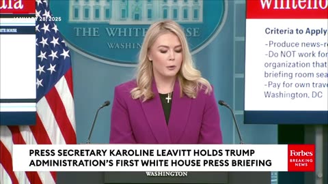 White House Press Secretary Karoline Leavitt Releases Statement From Trump About Mystery Drones