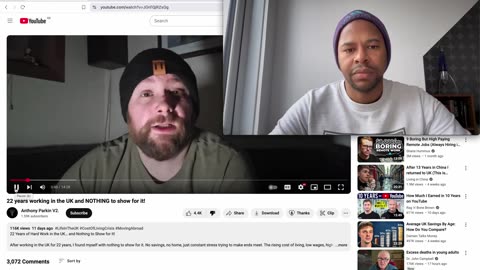 Entitlement: Negative/toxic/corrosive | "22 years working in the UK & Nothing to show..." reaction