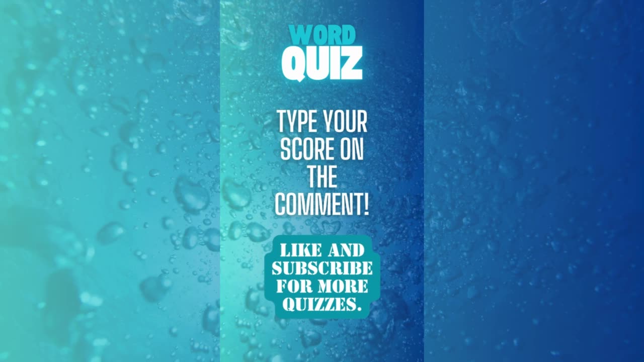 Word Quiz 8-10