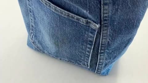 Denim Shoulder Bag👖👜✨ | DIY | Quick Sewing Tips No.353