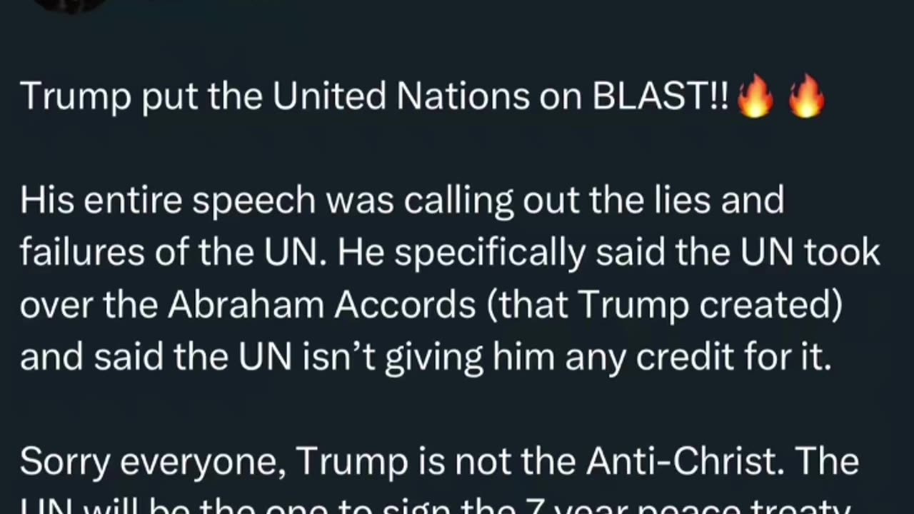 Trump put the United Nations on BLAST!!