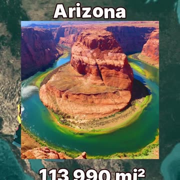 📏 Ranking the Largest US States by Size | From Smallest to Biggest 🗺️