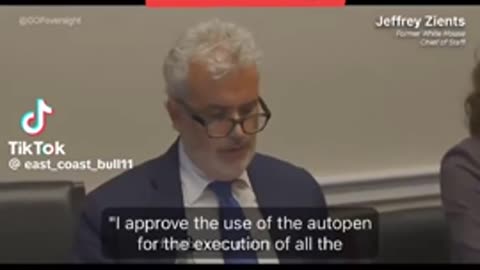 Biden's chief of staff along with Hunter were the auto pen puppet masters