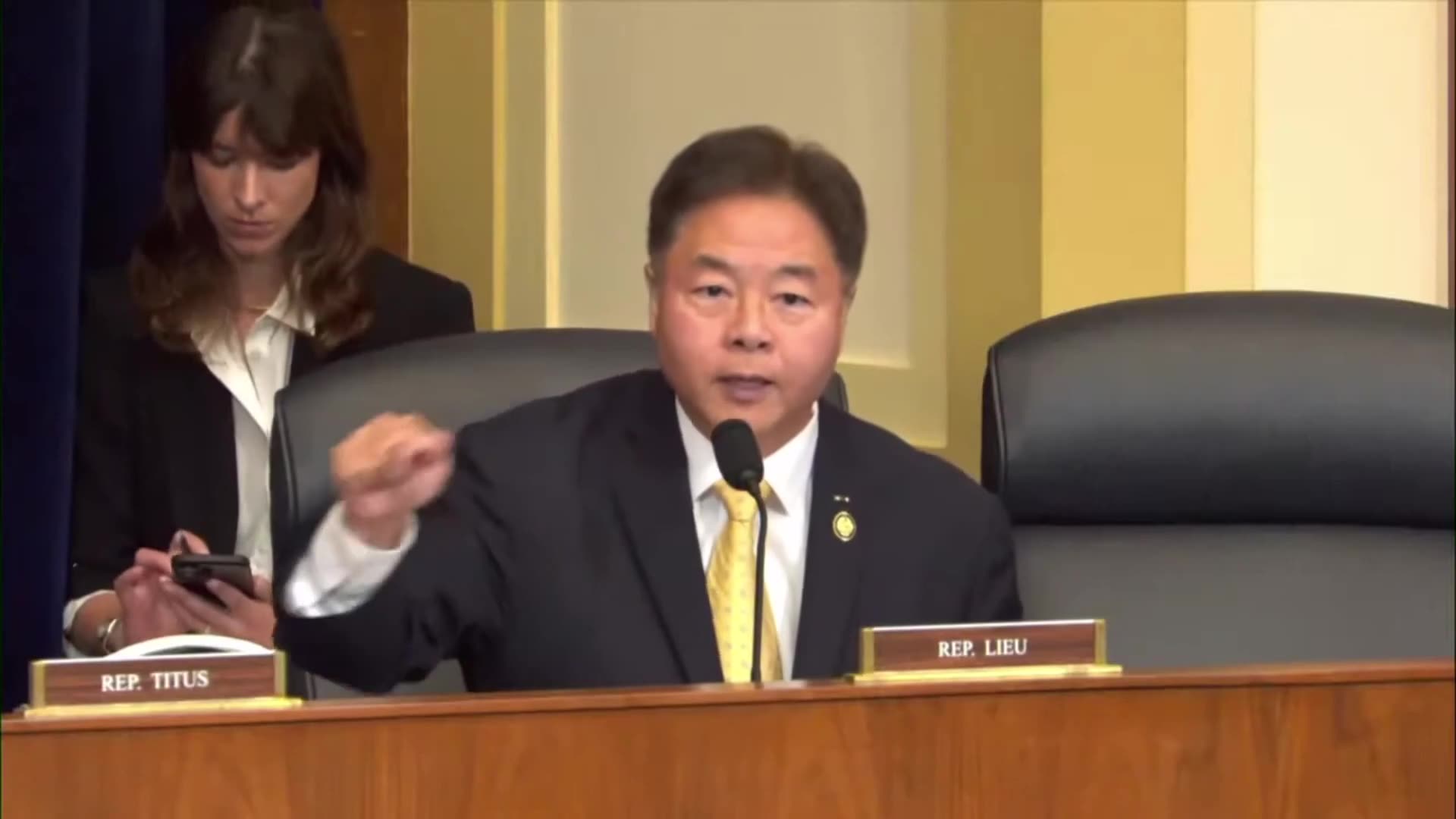 Unhinged Democrat Rep Ted Lieu Shouts at Mike Waltz