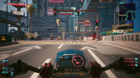 Cyberpunk 2077 Moto Ride