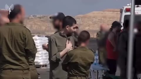 Eviatar David in the moments of the meeting with IDF representatives