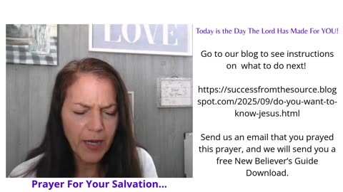 Prayer For Your Salvation