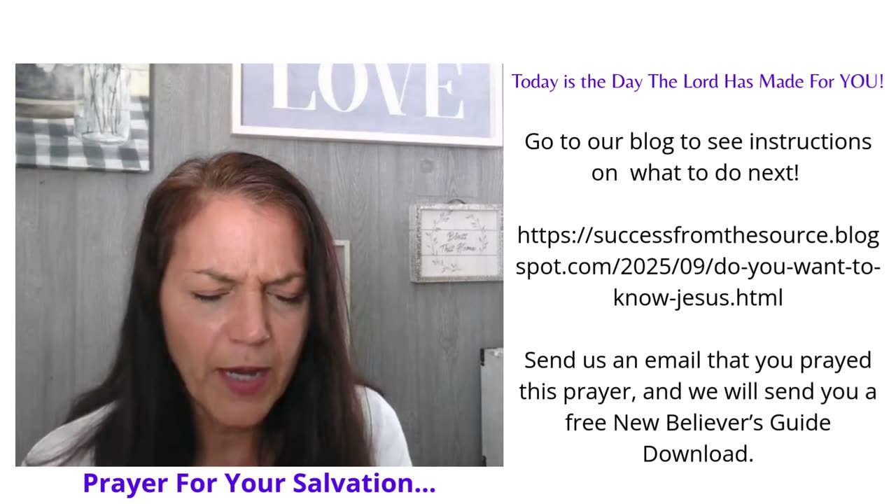 Prayer For Your Salvation