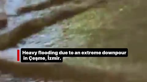 Heavy flooding due to an extreme downpour in Çeşme, İzmir, Turkey 🇹🇷 (28.11.2025)