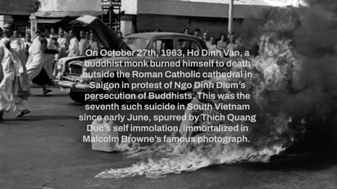 Vietnamese Buddhist Monk Self Immolation, 1963