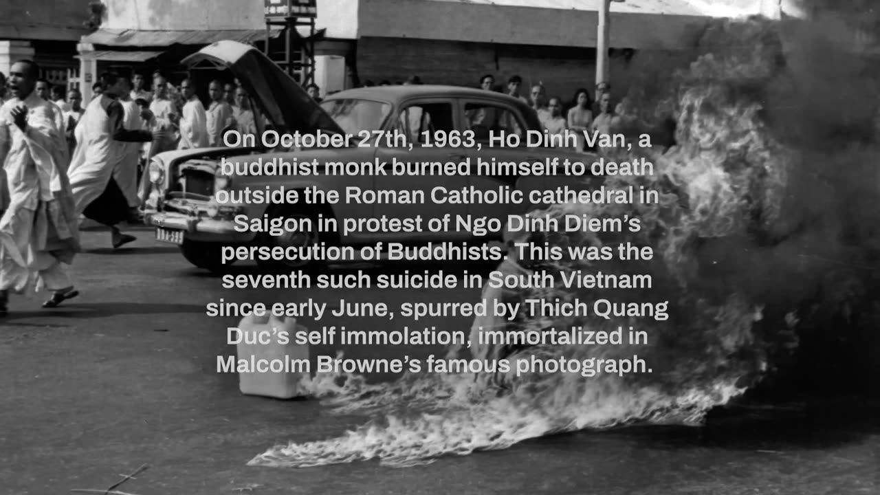 Vietnamese Buddhist Monk Self Immolation, 1963