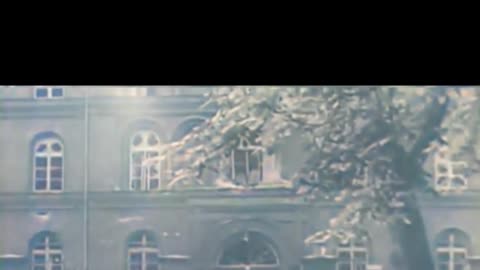 Polish radio broadcast as Warsaw falls1939 tragic #Colourized footage🇵🇱 📻 🎥