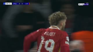 Elliot scores with his first touch of the game