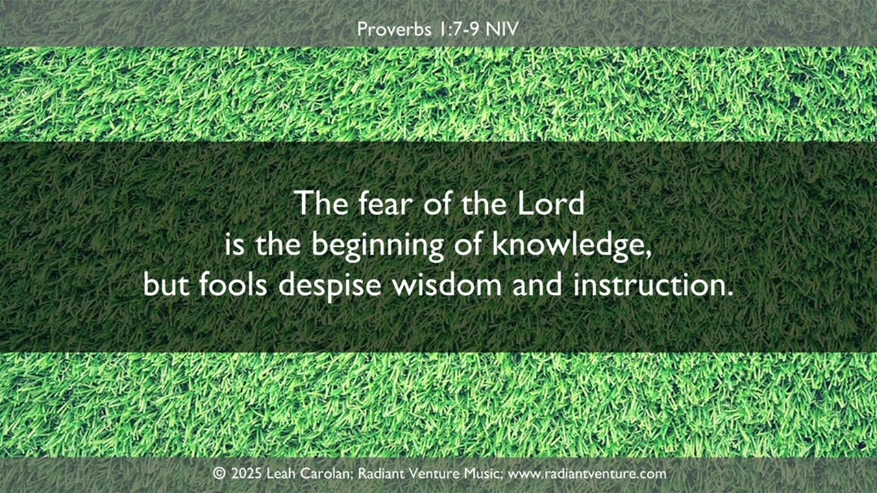 Proverbs 1:7-9