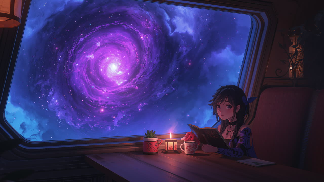 Cosmic Study Beats to Read & Relax To | Lofi Hip Hop Radio 🎧 Chillhop for Deep Focus