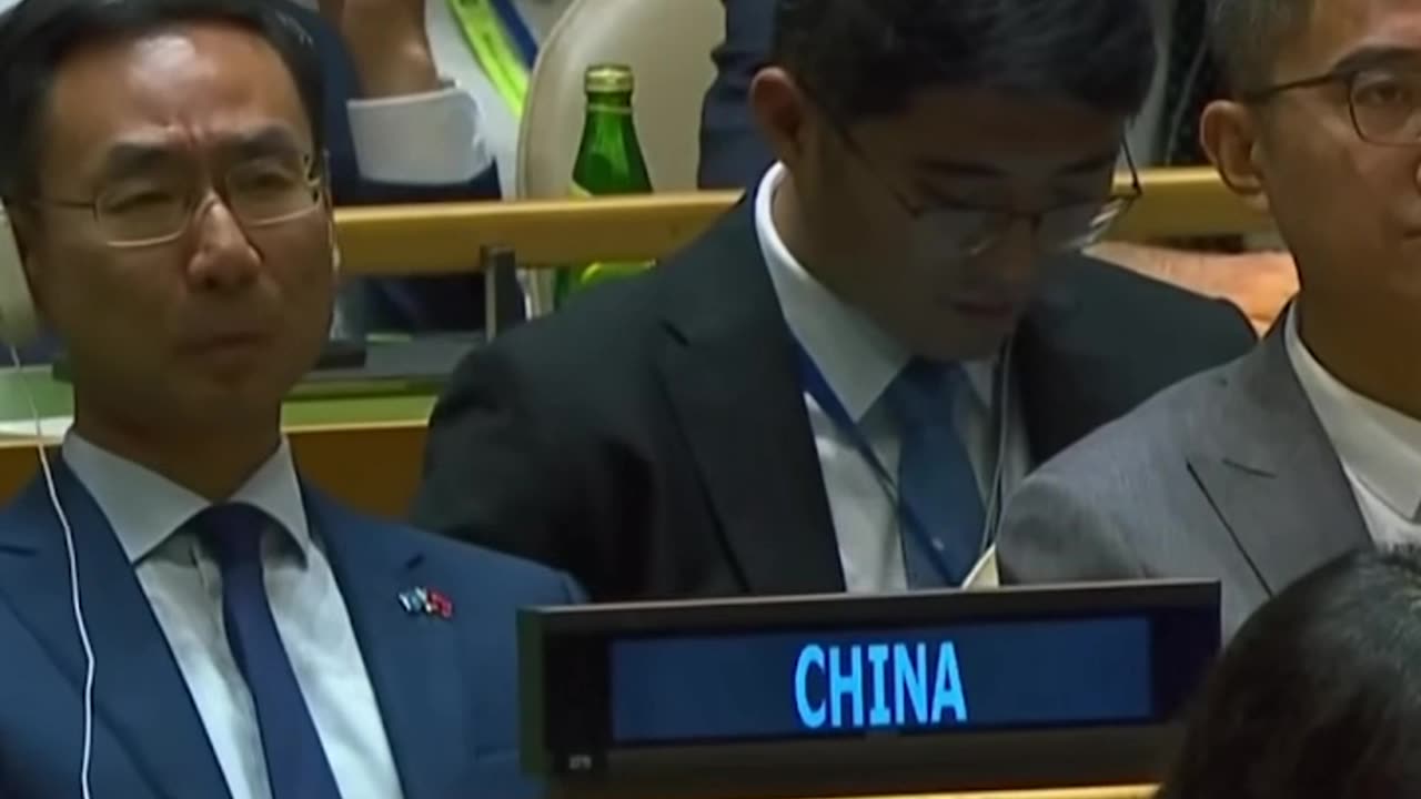 Trump UN Speech Unbelievable: All green is all bankrupt.