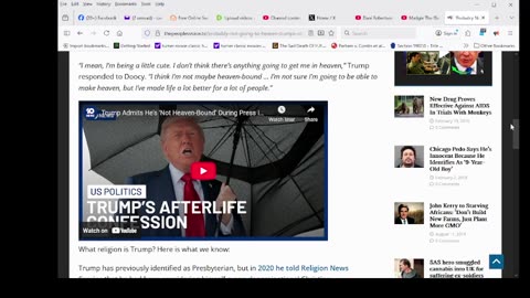 Probably Not Going to Heaven’: Trump’s Strange Words Before Landing in Israel