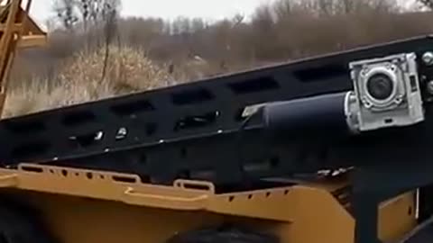 The Ukrainian Armed Forces use a home-made unmanned ground vehicle SkyLab UA Sirko-S1.