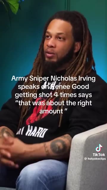 Sniper talks about Renee Good being shot 4 times. Was it over-kill?