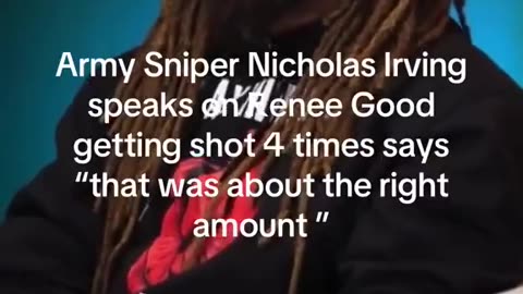Sniper talks about Renee Good being shot 4 times. Was it over-kill?
