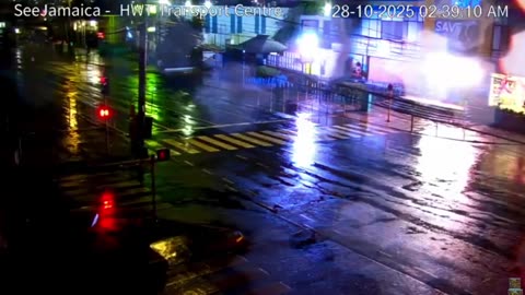 Live Camera Shakes Violently as Category 5 Hurricane Melissa Slams Jamaica