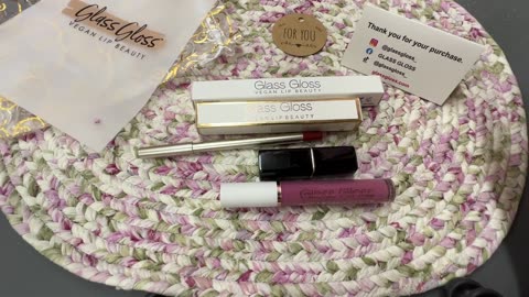 Glass Gloss Vegan Lip Beauty & What's in my Coach Bag.