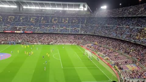 FC Barcelona vs Villarreal CF (splendid atmosphere)