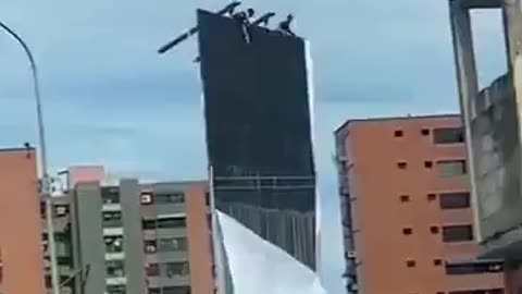 Citizens of Venezuela are now ripping down posters