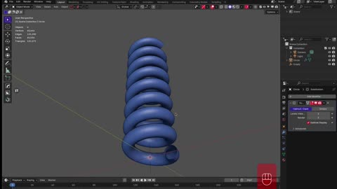 Blender Dumbed Down: Creating a Spring in Blender