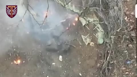 Russian Soldiers Lit Up While Trying to Enter Kupyansk