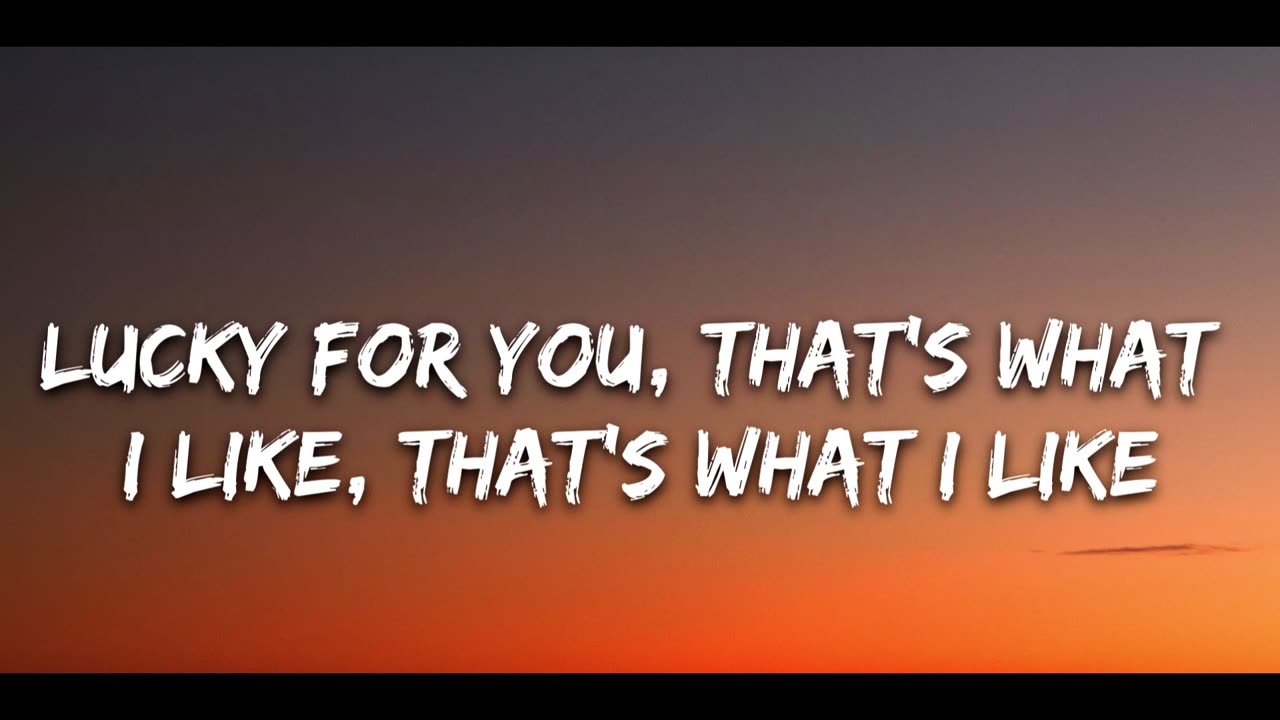 Bruno Mars - That’s What I Like (Lyrics)