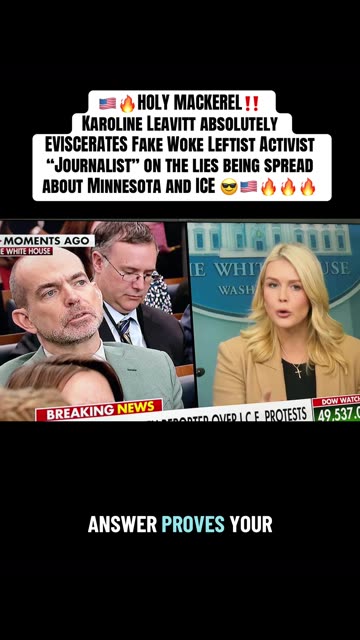 🇺🇸🔥HOLY MACKEREL‼️ Karoline Leavitt absolutely EVISCERATES Fake Woke Leftist Activist