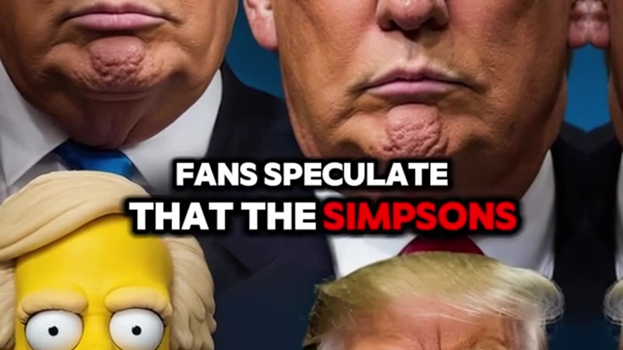 SIMPSONS DID IT AGAIN AFTER TRUMP’S 2024 VICTORY SIMPSONS HINTED AT A TURBULENT ROAD AHEAD