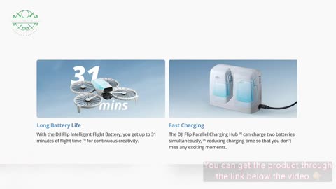 DJI Flip With RC 2 Screen Remote Controller, Follow Me Drone With 4K UHD Camera for Adults