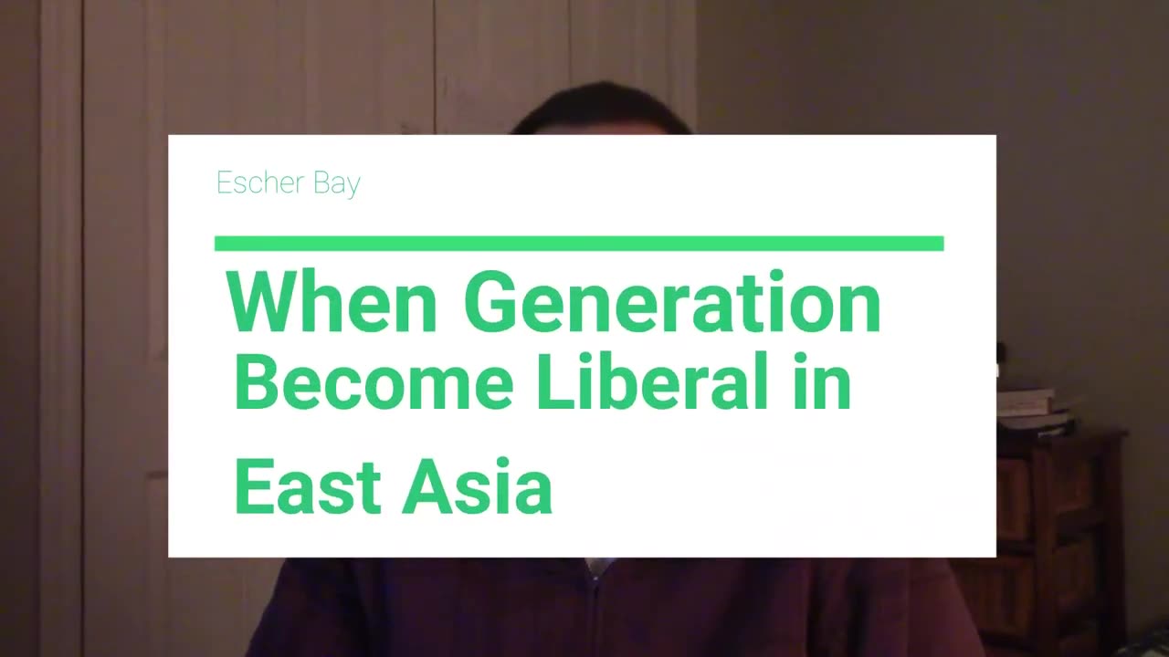 When Asian Generation becomes Liberal and open minded (filmed in 2019)