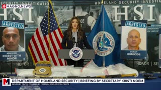🇺🇸 Department of Homeland Security | Press Briefing by Secretary Kristi Noem [LIVE]