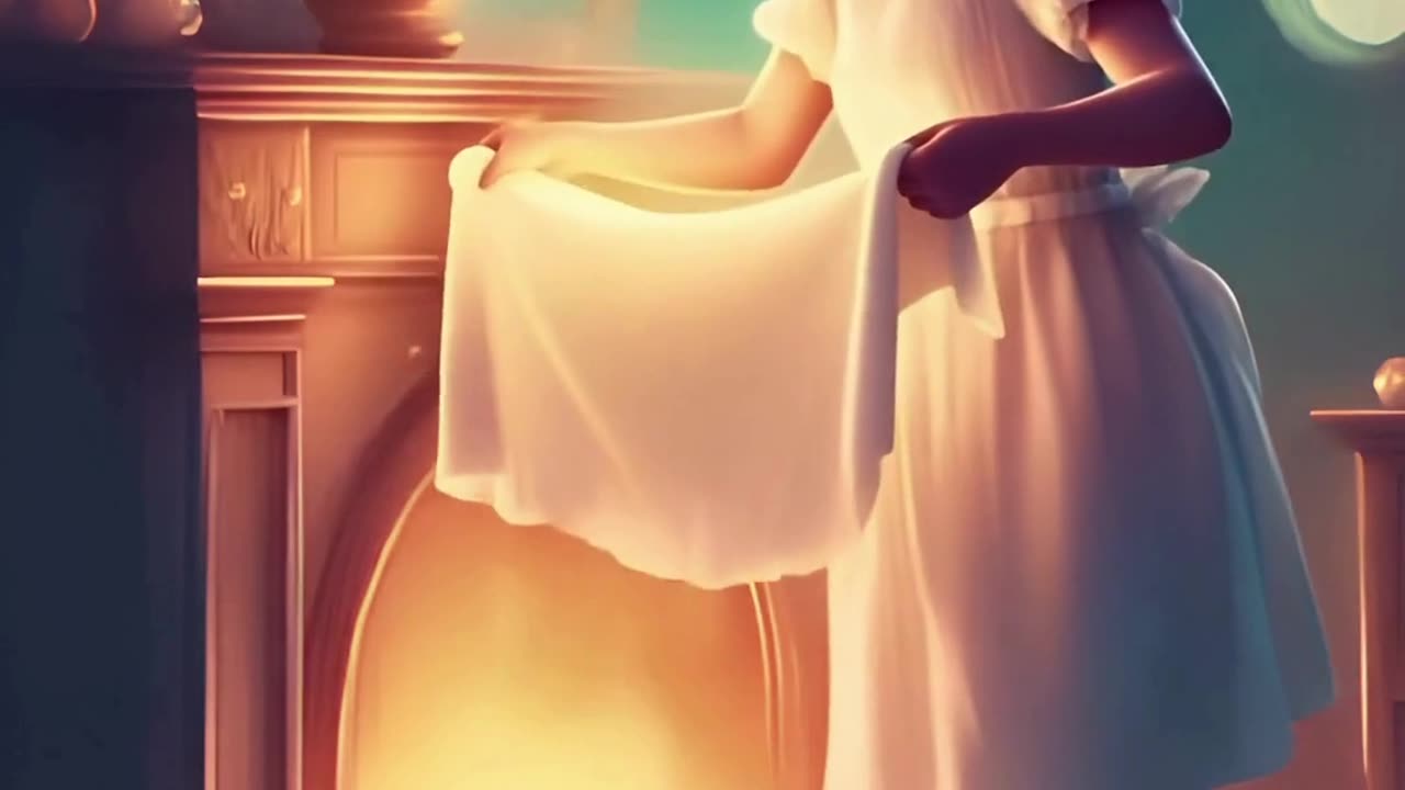 Housewife baking laundry