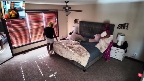 Don and Decia HIDING BAE PHONE ON TOP OF THE CEILING FAN TO SEE IF HE WOULD BE ABLE TO FIND IT