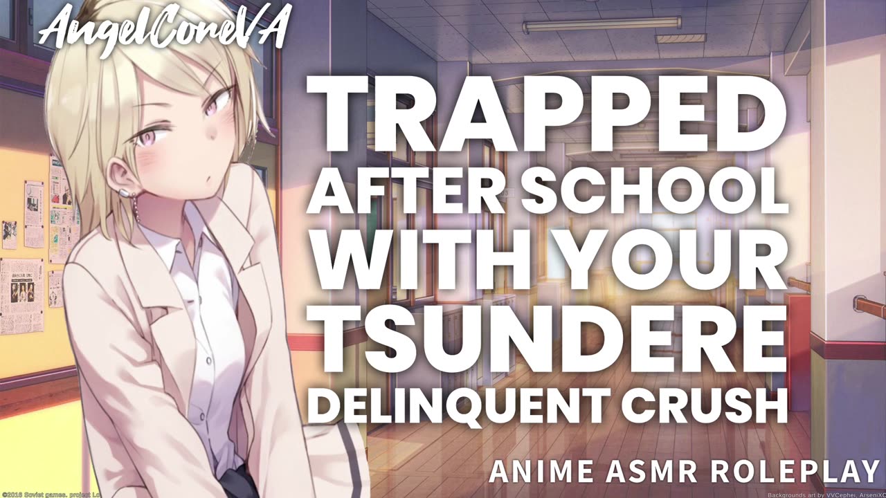 ASMR - Trapped with your tsundere crush❤️✨(teasing) (bully) [reupload archive]