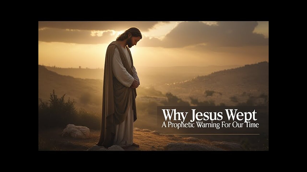 Why Jesus Wept – A Prophetic Warning for Our Time