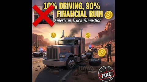 10% Driving, 90% Financial Ruin 💸 | American Truck Simulator