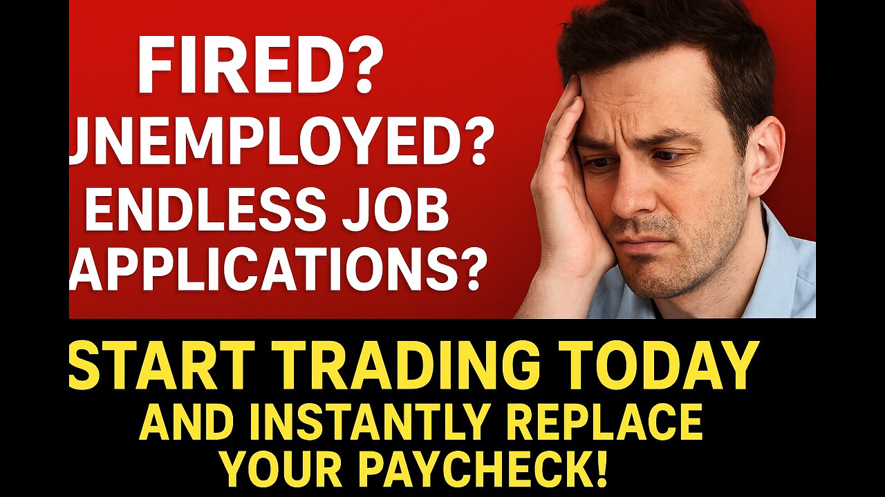 FIRED? UNEMPLOYED? ENDLESS JOB APPLICATIONS? Start Trading Today And Instantly Replace Your Paycheck